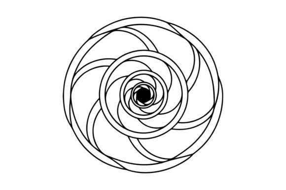 Circular Spiral Pattern: Graphics for Coloring Pages Amp