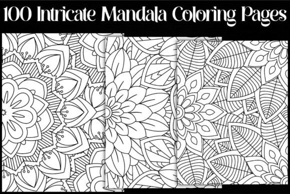 Intricate Mandala Coloring Pages: Graphics & Coloring Pages Amp