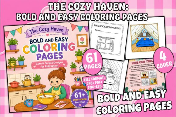 The Cozy Haven Coloring Pages